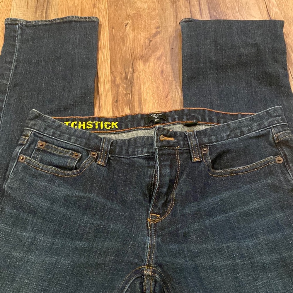 J crew jeans dark blue womens